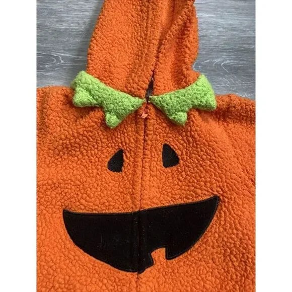 Boys Girls baby plush PUMPKIN Halloween Costume sz 6 months - Picture 2 of 6